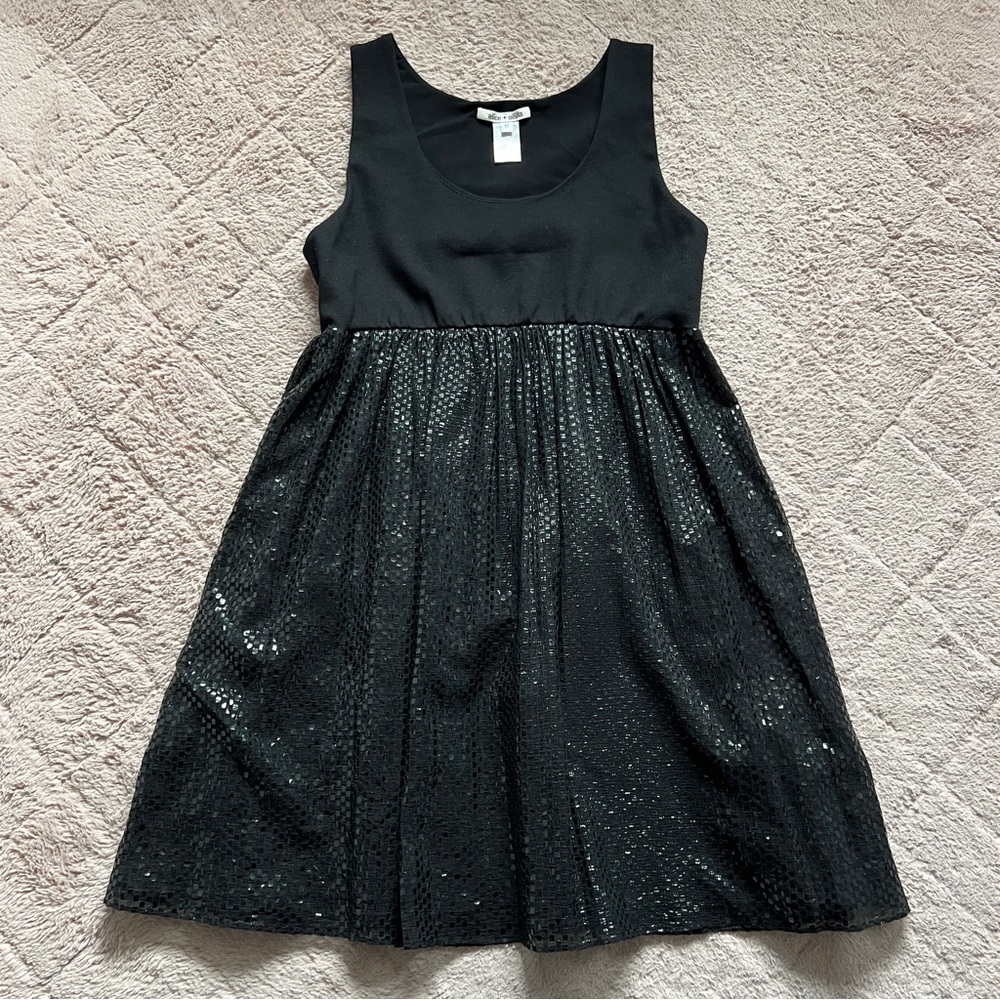 Alice + Olivia Black Mini Dress